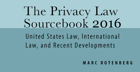 Privacy Law Sourcebook