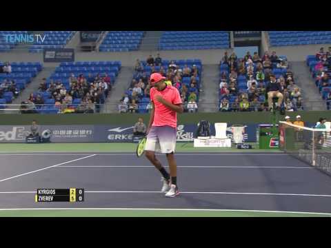 Kyrgios Gets Playful In Shanghai 2016 Hot Shot