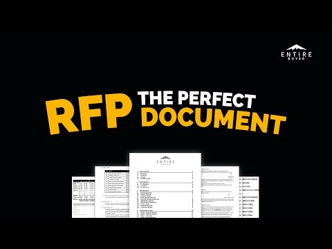 RFP Template - How to Write a 'Request For Proposal' Document