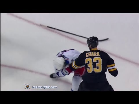 Brian Boyle vs Zdeno Chara Nov 29, 2013