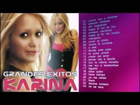 Karina   Grandes Exitos Enganchados