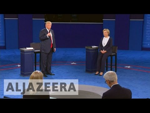 US election 2016: Clinton and Trump exchange blows during second debate