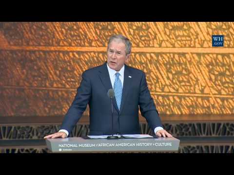 George W. Bush At African American Museum Opening