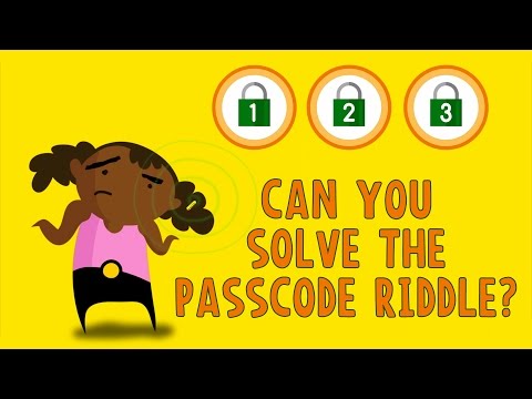 Can you solve the passcode riddle? - Ganesh Pai