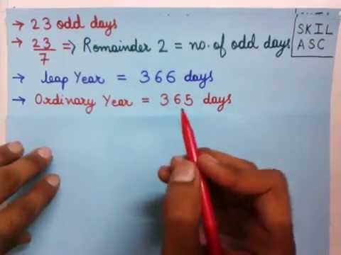 calendar problems aptitude | each step explained in an easy way with examples