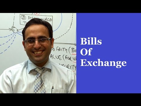 BILLS OF EXCHANGE (NEGOTIABLE INSTRUMENT ACT 1881)  || Business Law Lectures for CA,CS,CMA