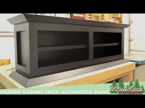 Modern Cabinet (With Automotive Spray Finish)