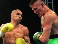 Boxing - boxer Danny Green with Anthony Mundine during fight at Aussie Stadium in Sydney 17 May 2006. a/ct