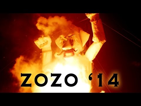 50-foot marionette explodes into flames! 90th Zozobra (2014)