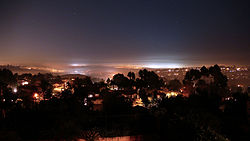 Nighttime view of Carlsbad in 2006