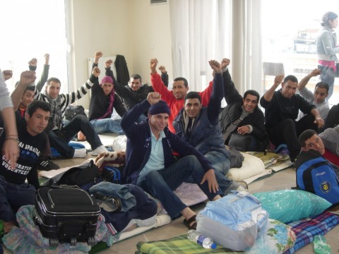 Hunger strikers in Thessaloniki