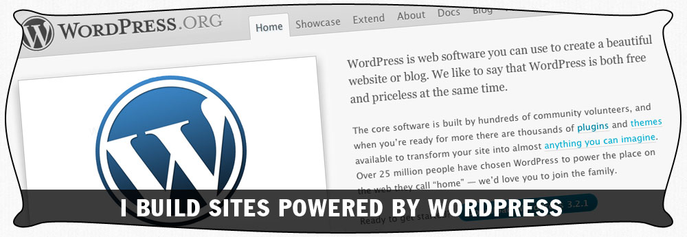 I build sites powered by WordPress in New Jersey