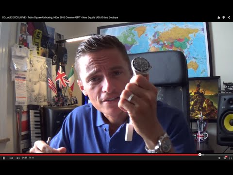 SQUALE EXCLUSIVE - Triple Squale Unboxing, NEW 2015 Ceramic GMT +New Squale USA Online Boutique