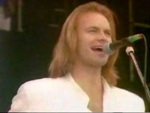 STING (Rare Live 80s) - If You Love Somebody Set Them Free (w / lyrics)