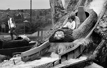 Barry Island pleasure park and holiday resort, Whitmore Bay near Cardiff, south Wales