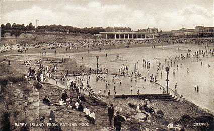 Barry Island pleasure park and holiday resort, Whitmore Bay near Cardiff, south Wales