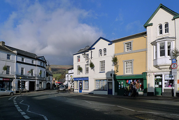 Photos of Crickhowell (Crucywel), Powys, Mid Wales, UK - street views, architecture and town scenes