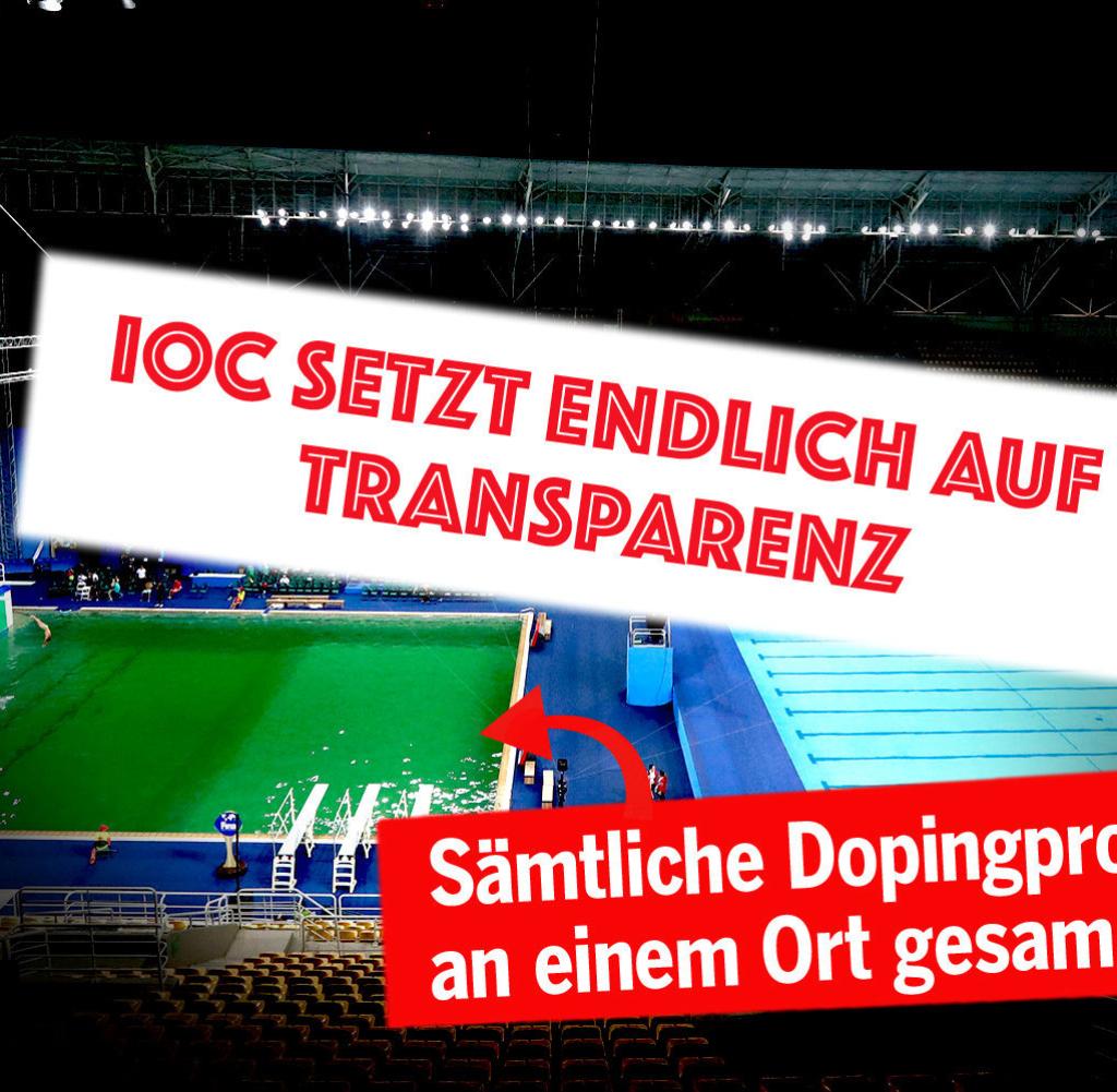 IOC sammelt alle Dopingproben in Pool