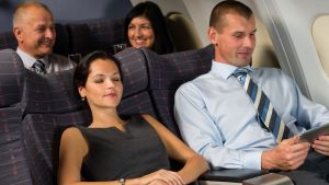 It's OK to recline your seat.