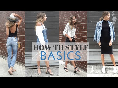 How To Style : BASICS // Summer Basics Look Book