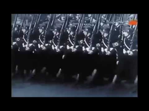 Horst-Wessel-Lied - Wehrmacht Marching to Anthem of Nazi Germany