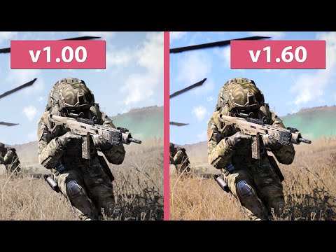 ArmA 3 – Patch 1.00 vs. 1.60 Graphics Comparison – Official Screenshots