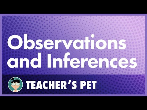 Observations and Inferences