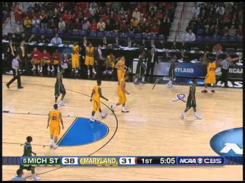 2010 NCAA Basketball  Second Round  Michigan State  Maryland