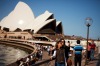 Tourists at Sydney Opera House. Sydney Harbour. Tourism. Tuesday 13th December 2012. Photograph by James Brickwood. SMH ...