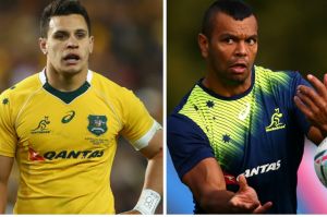 The ones that got away: Matt Toomua and Kurtley Beale are plying their wares in the UK.