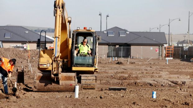 A Stockland housing development in Craigieburn, in Melbourne's north.