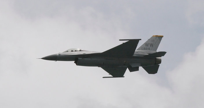 US Air Force F-16 fighter jet