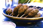 Beef kofta with saffron yoghurt