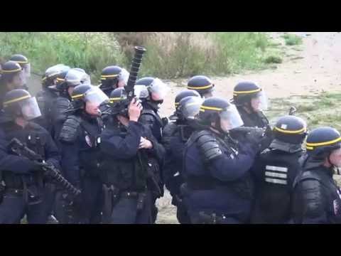 CRS à Calais/France - 2 octobre 2016