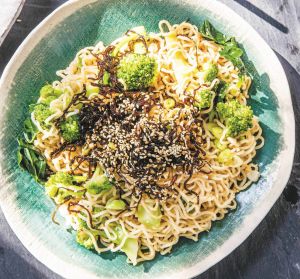 Karen Martini's broccoli ramen noodle salad.