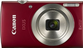 Canon IXUS 175 Kompaktkamera (20 Megapixel, 8-fach optischer Zoom, 16-fach ZoomPlus, 6,8 cm (2,7 Zoll) LCD, Taschenformat) rot