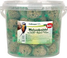 Erdtmanns 50 Meisenknödel im Eimer, 1er Pack (1 x 4.25 kg)