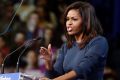 First lady Michelle Obama speaking on Thursday.