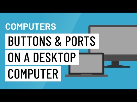 Computer Basics: Buttons and Ports on a Desktop Computer