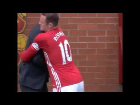 Wayne Rooney vs Pep Guardiola Fight During Manchester Derby