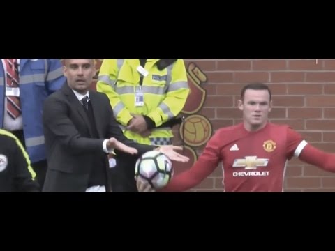 Pep Guardiola vs Wayne Rooney ● Manchester Derby