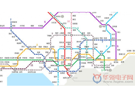 地铁7号线明日通车 四线换乘汇聚华强北