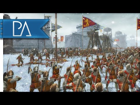 AMAZING MEDIEVAL SIEGE BATTLE - Medieval 2 Total War Gameplay