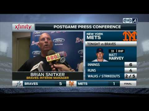 Braves' Brian Snitker on John Gant in win over Mets: "He looked really confident"