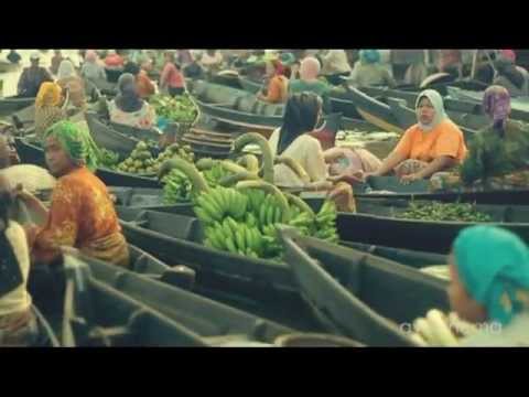 Pasar Terapung Banjarmasin - Indonesia Floating Market HD