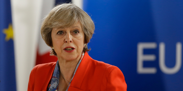 British Prime Minister Theresa May. Photo / AP