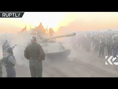 Mosul Offensive: Operation to seize Iraqi city underway (Streamed footage)