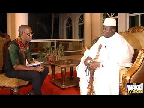 PRESIDENT YAHYA JAMMEH ON BEN TV WITH WAKA JAGNE