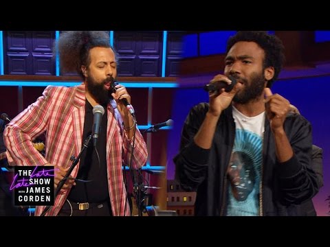 Donald Glover & Reggie Watts Make Music