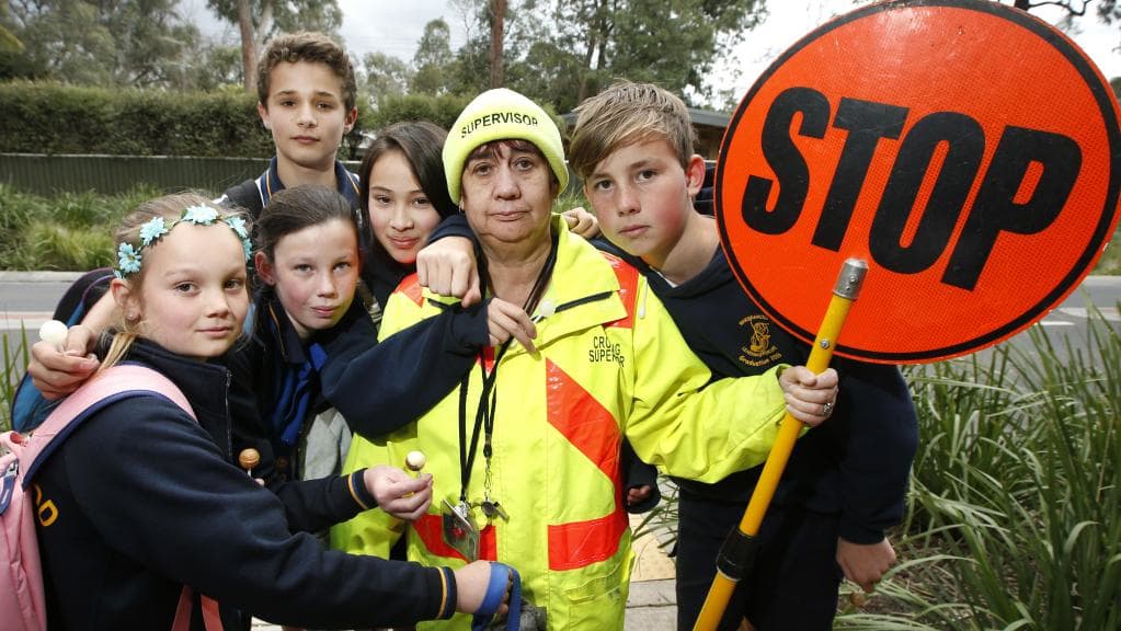 Kaye Kittelty has been banned from handing out dog treats and icy poles and party pies to kids. Picture: David Caird
